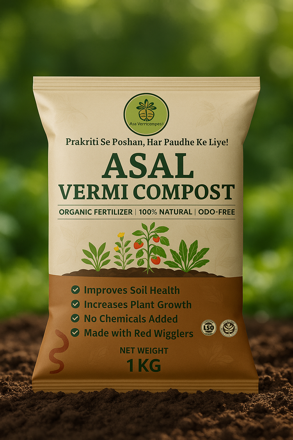 1kg Vermicompost